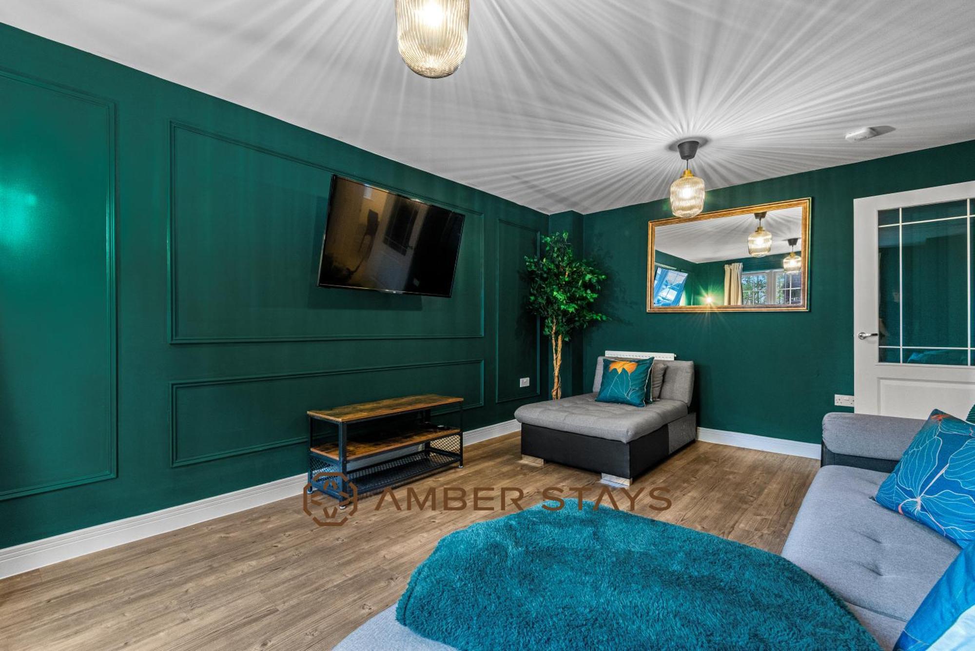 Spacious 5 Bed House In Reading By Amber Stays, Perfect For Business & Contractors, Sleeps 12! Exterior foto